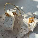 ANASTASIA Greek Goddess Open Cuff Bracelet
