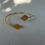 ANASTASIA Greek Goddess Open Cuff Bracelet
