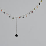 Rachel's Dainty Stone Necklace with Pendant