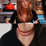 Rachel's Three Layer Red Stone Necklace