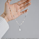 Rachel's Pearl Necklace with Pearl Pendant