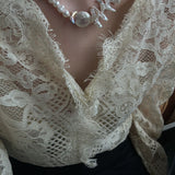 LE SEINE Mixed Baroque Pearl and Keshi Pearl Necklace