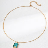 ADELA Amazonite Pendant Necklace