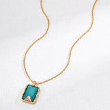 ADELA Amazonite Pendant Necklace