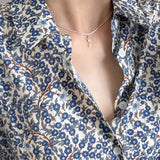 Monica´s Pearl and Star Necklace and Earrings Set