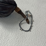JESSA Dainty Stone and Gold Flakes Bracelet