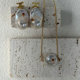 ROUGE Baroque Pearl Stud Earrings