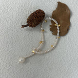 MARINE Mini Pearl and Gold Flakes Bracelet