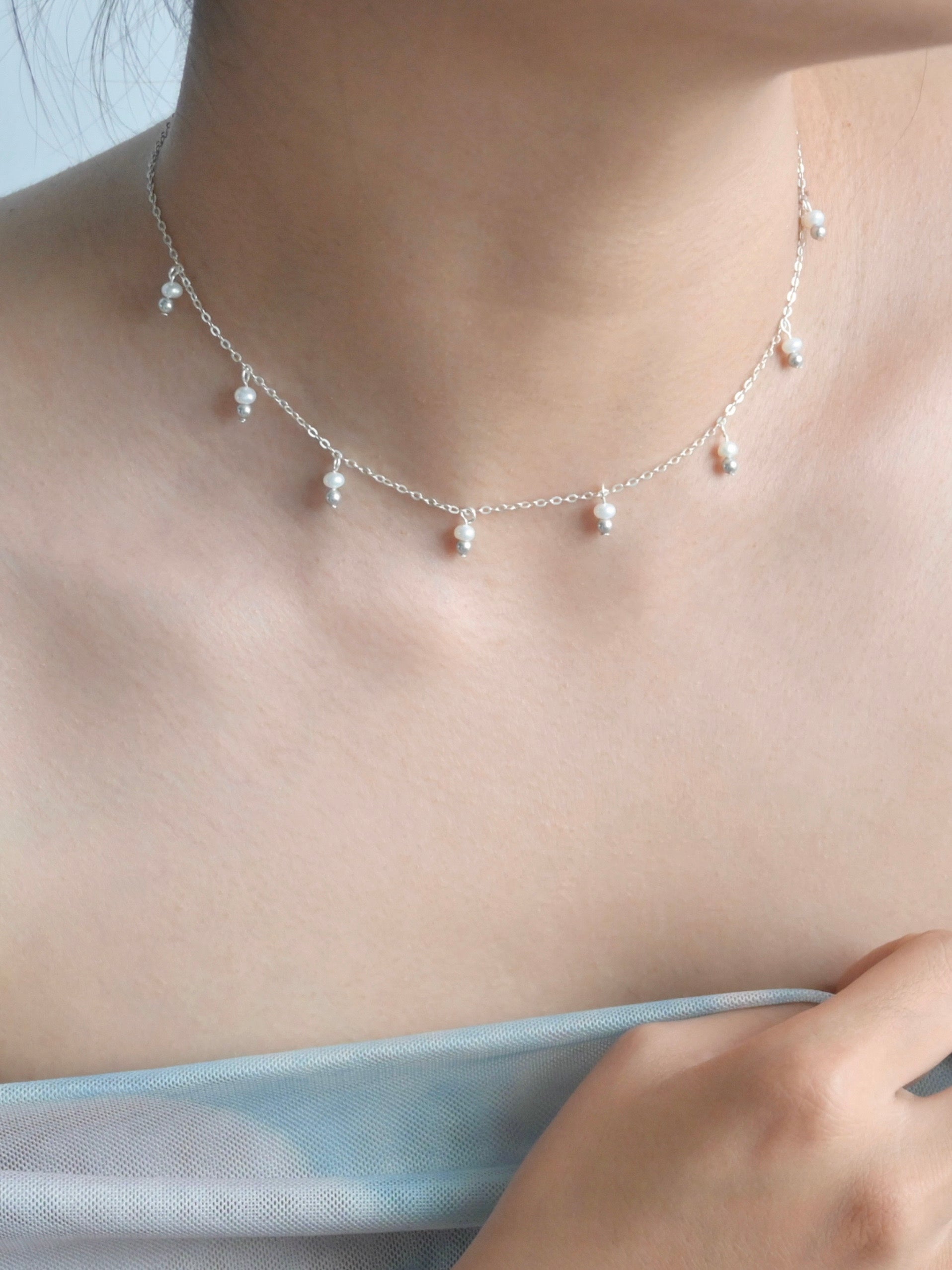 Rachel´s Pearl Choker - ZEN&CO Studio