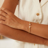 ALANA Open Cuff Bracelet with Pearls - ZEN&CO Studio