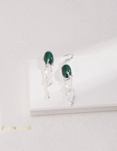 AARTI Malachite Drop Earrings