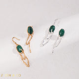 AARTI Malachite Drop Earrings