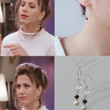 Rachel´s White Crystal and Pearl Earrings - ZEN&CO Studio