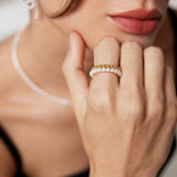 AIMEE Pearl Open Ring - ZEN&CO Studio