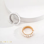 AIMEE Pearl Open Ring - ZEN&CO Studio