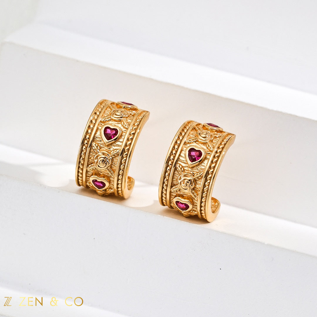 INMA Bohemian Hoop Earrings