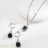 ALARA Black Onyx Pendant Necklace