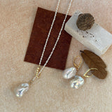 JOANNE Baroque Pearl Long Necklace