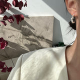 MORGAN Pearl Hoop Earrings