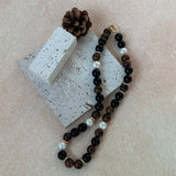 NISHA Pearl and Ebony Necklace