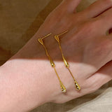 Rachel´s Gold Bridesmaid Necklace and Earrings Set