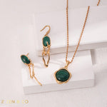 AARTI Malachite Pendant Necklace - ZEN&CO Studio