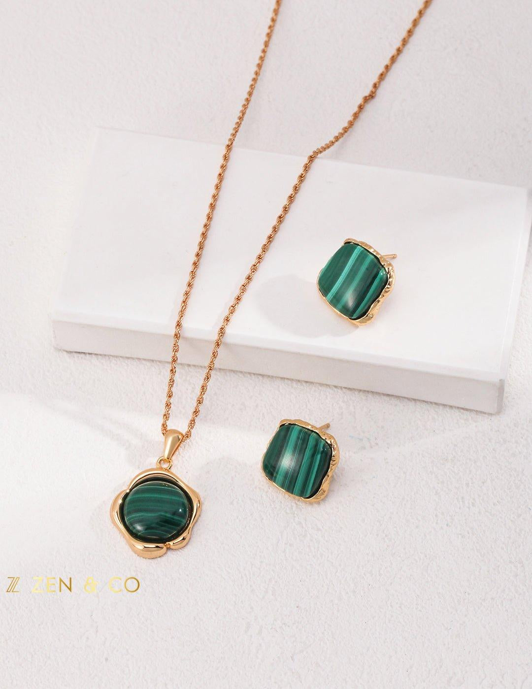 AARTI Malachite Pendant Necklace - ZEN&CO Studio