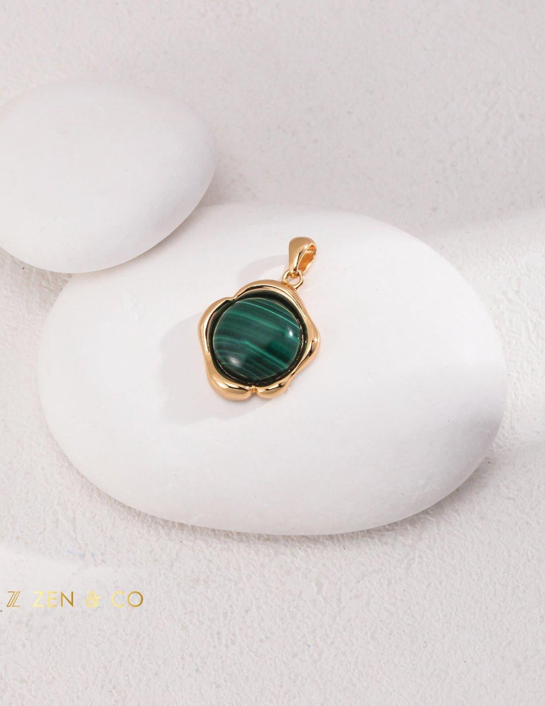 AARTI Malachite Pendant Necklace - ZEN&CO Studio