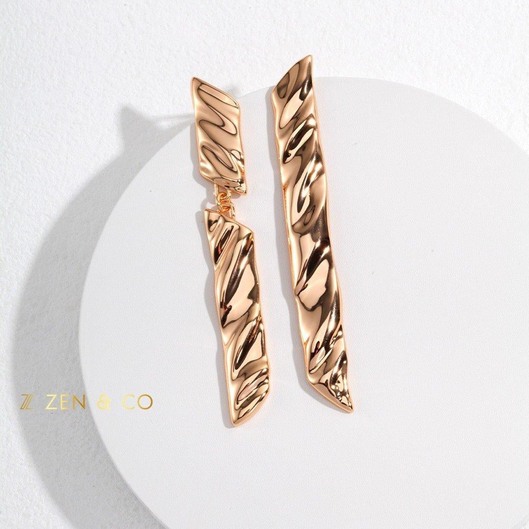 ABBY Asymmetric dangle earrings - ZEN&CO Studio