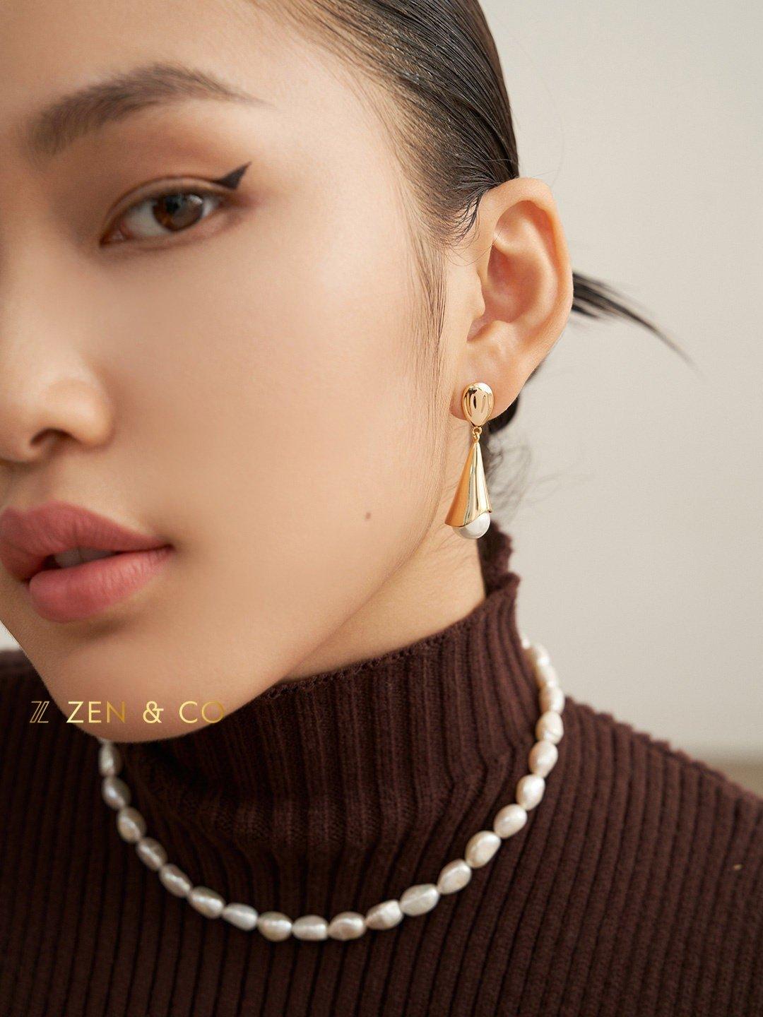 AIMEE Pearl drop earrings - ZEN&CO Studio