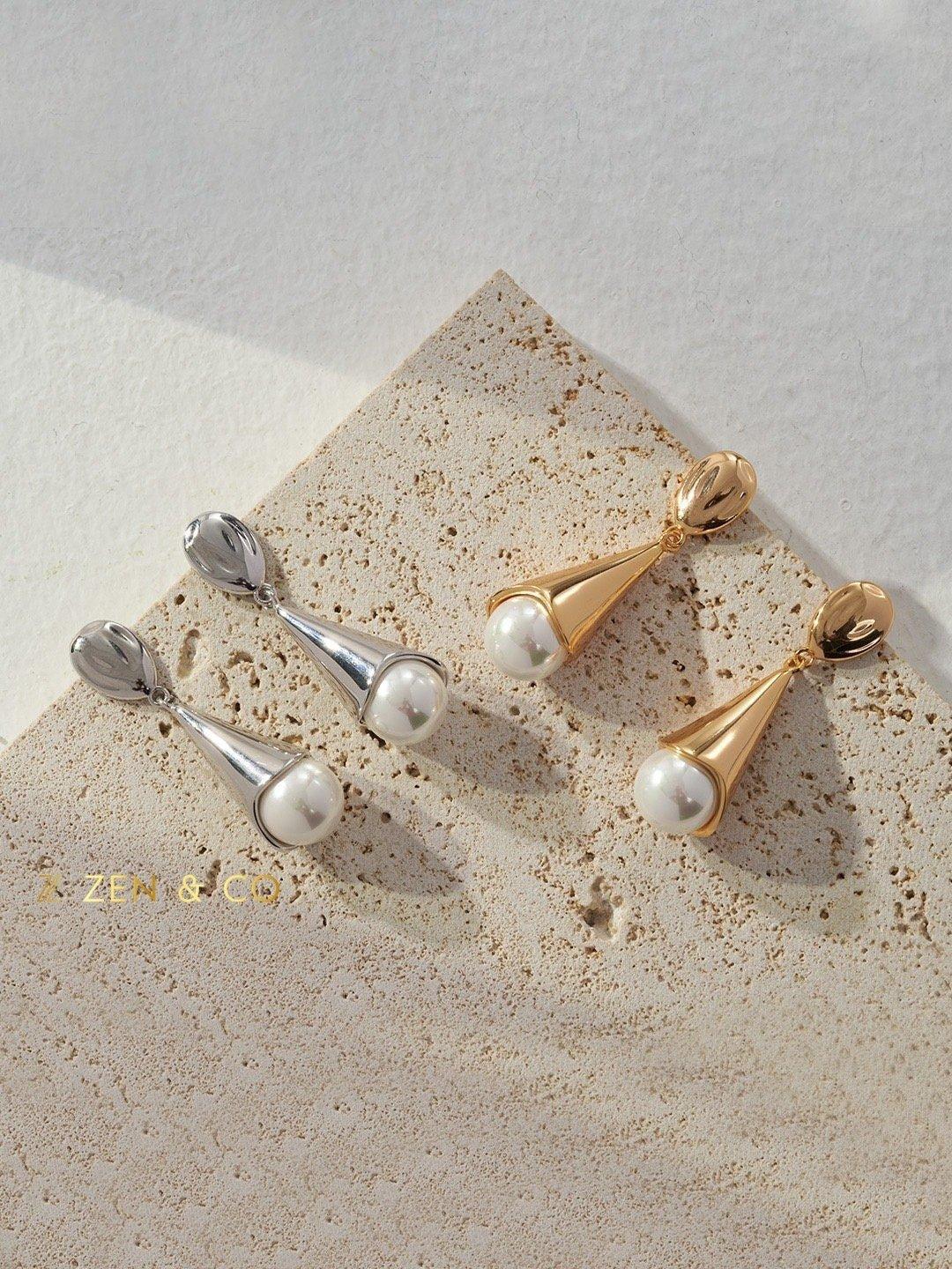 AIMEE Pearl drop earrings - ZEN&CO Studio