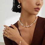 ALEXANDRA Statement Baroque Pearl Bracelet - ZEN&CO Studio