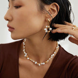 ALEXANDRA Statement Baroque pearl earrings - ZEN&CO Studio