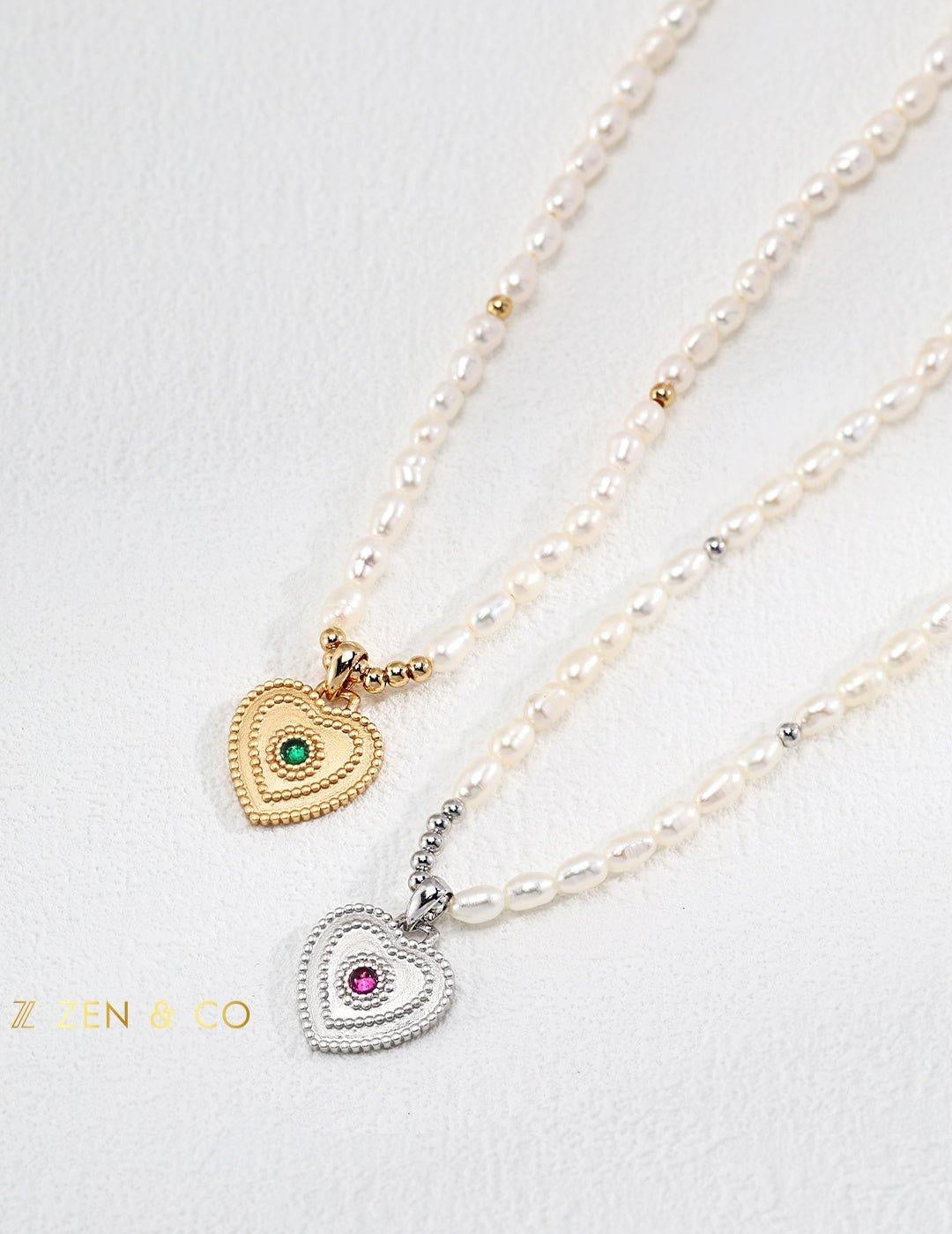 ALICE Heart Pendant Necklace - ZEN&CO Studio