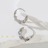 AMELIA Half circle hoop earrings - ZEN&CO Studio