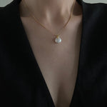 AMY Round Pearl Pendant Necklace - ZEN&CO Studio