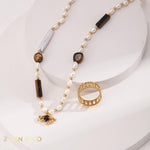 ASEL Bohemian keshi pearl necklace - ZEN&CO Studio