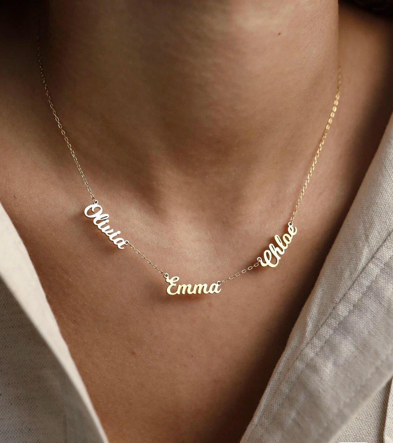 ATONELA Personalized Multiple Name Necklace - ZEN&CO Studio