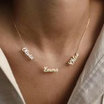 ATONELA Personalized Multiple Name Necklace - ZEN&CO Studio