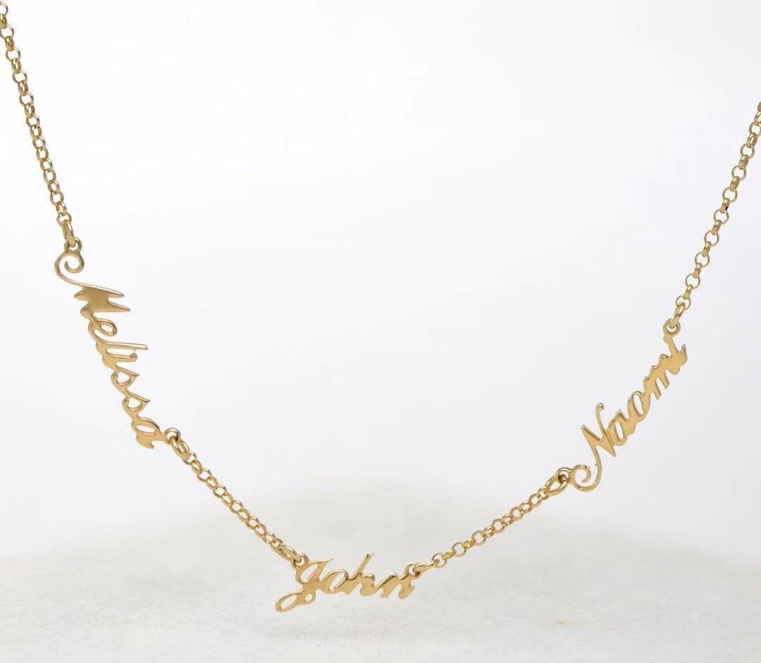 ATONELA Personalized Multiple Name Necklace - ZEN&CO Studio