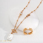 AUDREY Baroque Pearl Pendant Necklace - ZEN&CO Studio