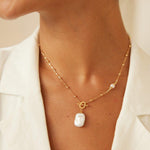 AUDREY Baroque Pearl Pendant Necklace - ZEN&CO Studio