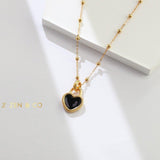 BLACKIE Barbie inspired Heart pendant necklace - ZEN&CO Studio