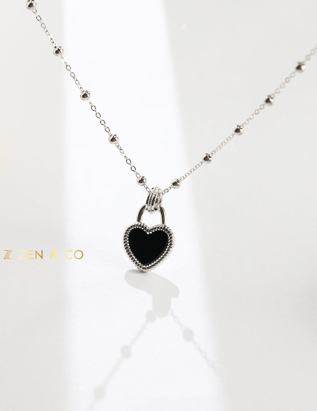 BLACKIE Barbie inspired Heart pendant necklace - ZEN&CO Studio