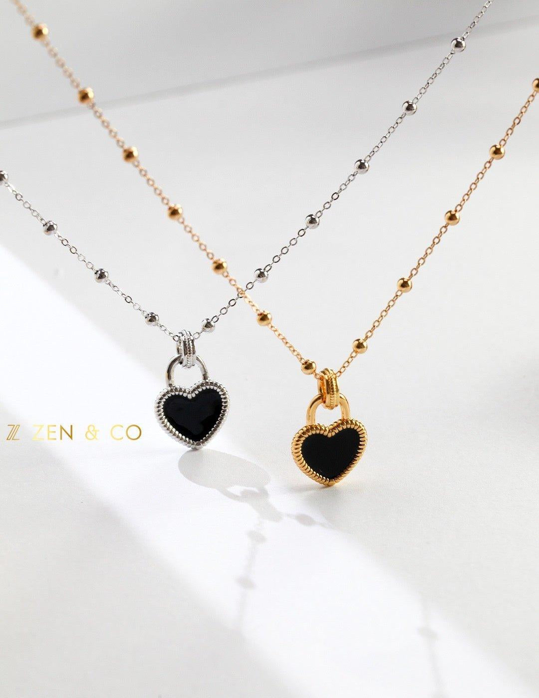 BLACKIE Barbie inspired Heart pendant necklace - ZEN&CO Studio