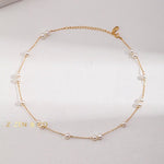 BLAIR Dainty pearl layering necklace - ZEN&CO Studio