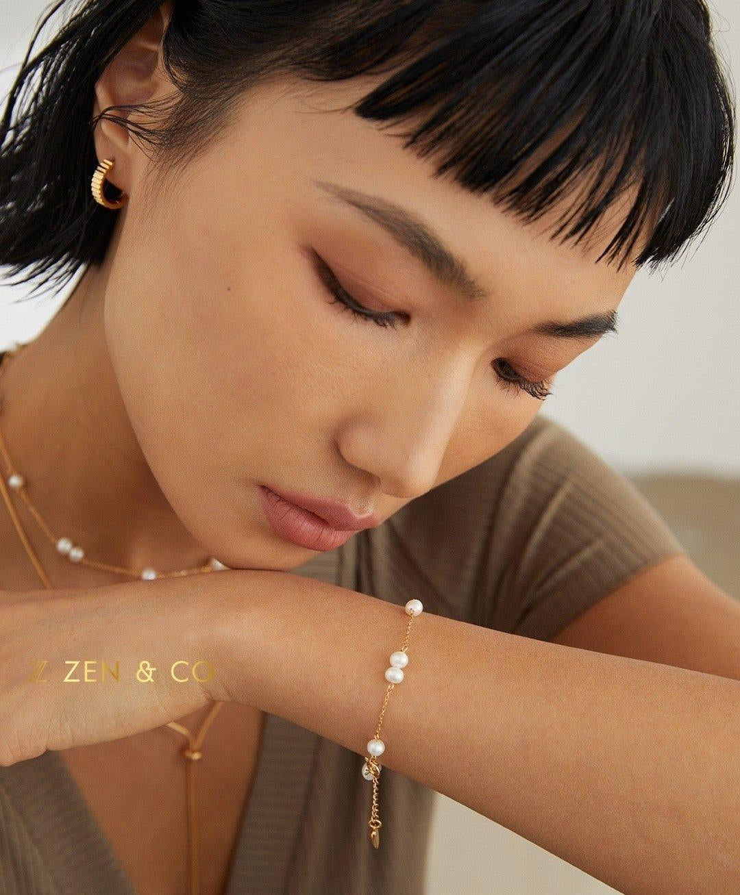 BLAIR Minimalist Pearl Bracelet - ZEN&CO Studio