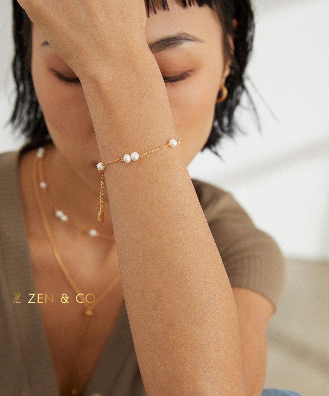 BLAIR Minimalist Pearl Bracelet - ZEN&CO Studio