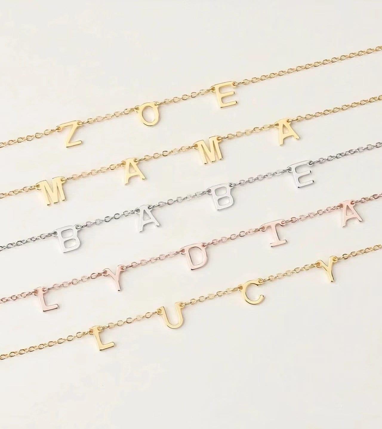 BROOKE Personalized Loose Letter Necklace - ZEN&CO Studio