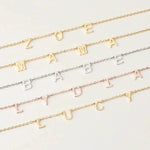 BROOKE Personalized Loose Letter Necklace - ZEN&CO Studio